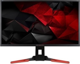 Acer Predator XB321HKbmiphz 81 cm (32 Zoll) Monitor (HDMI, USB 3.0, 4ms Reaktionszeit, Höhenverstellbar, NVIDIA G-Sync) schwarz/rot